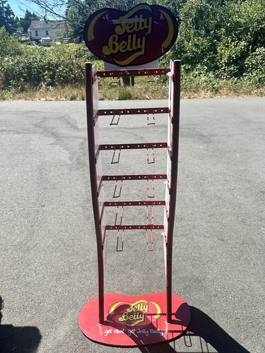 Metal Jelly Belly Display Rack Stand Used Good Condition