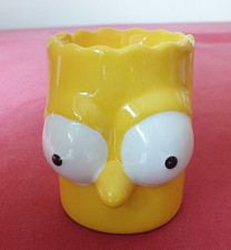 MATT GROENING OFFICIAL THE SIMPSONS BART SIMPSON EGG CUP TM & C 2008 FOX EGGCUP