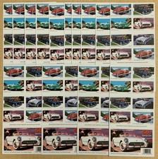 Scott 3935a, 37¢ Sporty Cars - 14 Panes - Face Value $103.60 - Stuart Katz
