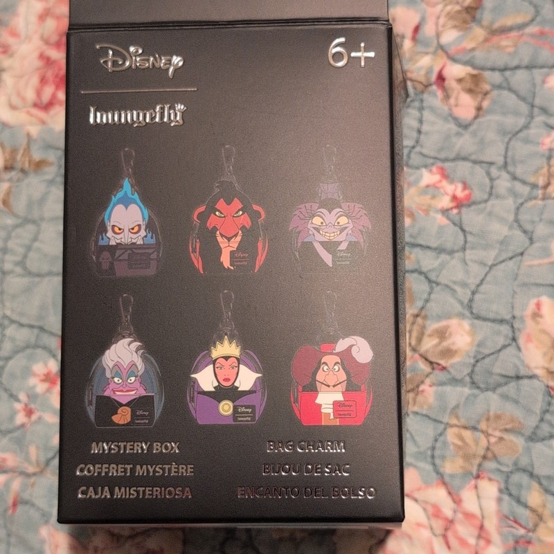 Loungefly Disney Scar Character Mini Backpack Bag Charm, Multicolor, Mini Size