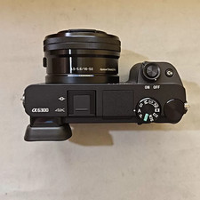 Sony Alpha A6300 24.2MP Mirrorless Digital Camera w/ Sony 16-50 OSS Lens - Black