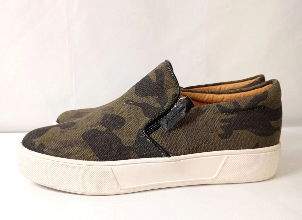 Tenis Volatiles Niños Coro Verde Camuflaje Unisex Talla 3 Cierre de Cremallera Nuevos sin Caja Zapatos Foto 2 de 4