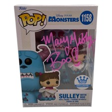 JOHN GOODMAN & MARY GIBBS Signed FUNKO POP SULLEY w/BOO Autograph JSA COA Cert