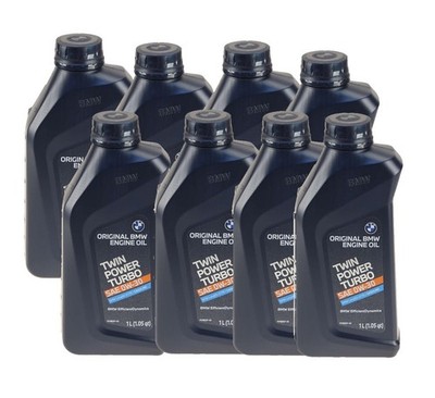 Genuine OEM 8 Lilters Engine Oil Twin Power Turbo 0W-30 LL01 For BMW E60 E61
