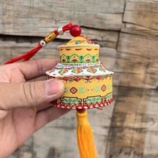 Ciondolo Yurta Mongola Interno Mongolia Souvenir Decorazione da Appendere Auto