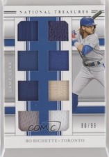 2020 Panini National Treasures Game Gear Materials Eights 80/99 Bo Bichette 06um