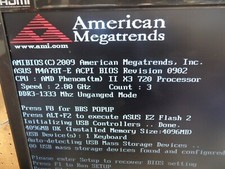 ASUS M4A7BT-E Motherboard With Phenom II X3 720 and 4 Gb Ram AM3