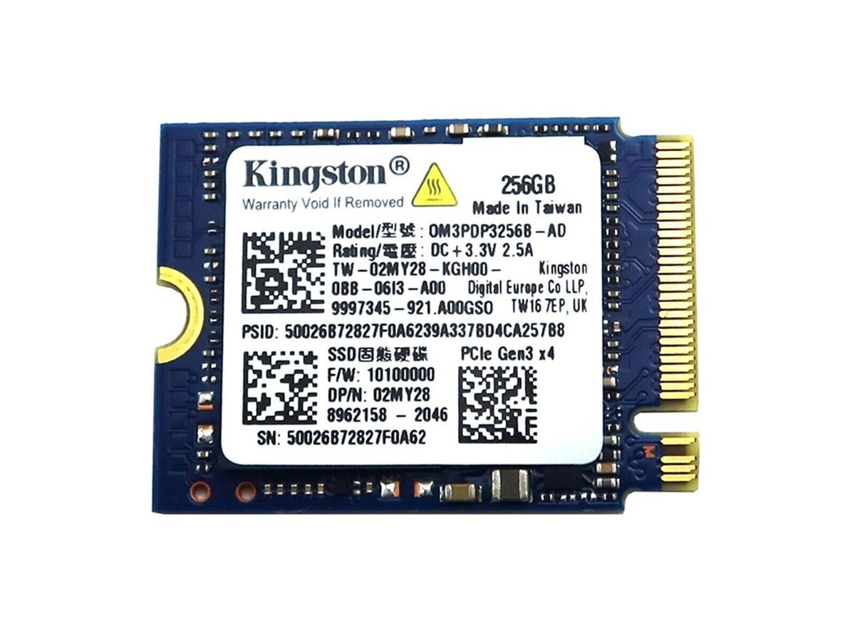 KINGSTON 0M3PDP3256B-AD 256GB M.2 2230 NVME PCIE GEN3 X4 SSD