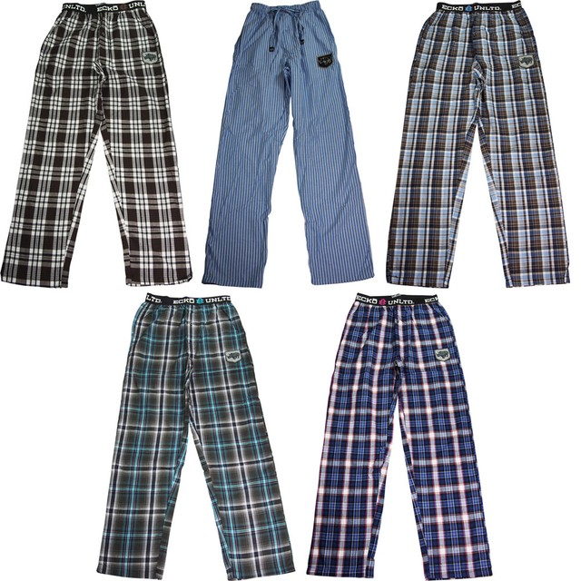 hanes plaid pajama pants
