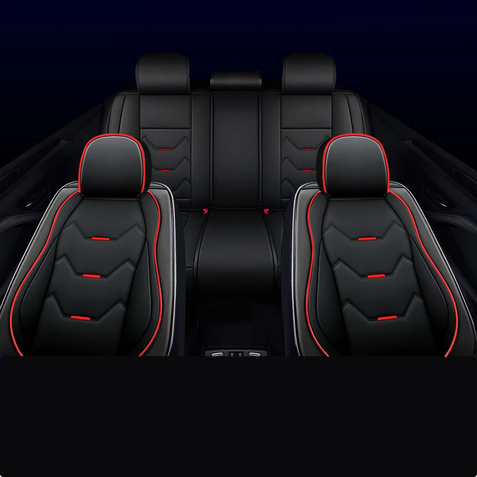 5 Seat Full Set Car Seat Covers Leather For Infiniti FX35 FX45 M35 G35 G37 EX35 - Image 4 of 4