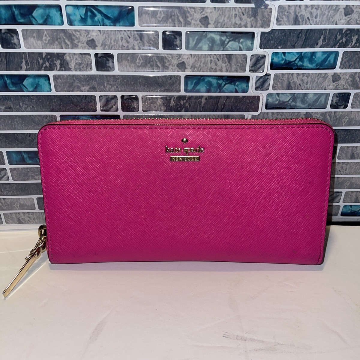 Pink Kate Spade Cameron Lacey Wallet Kate Spade Cameron Street