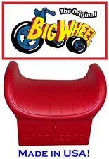 Red SADDLEBACK SEAT for The Original Big Wheel Racer with 6.25" Spacing