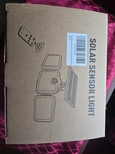 Solar Sensor Light Outdoor  Solar Powered Not Openef