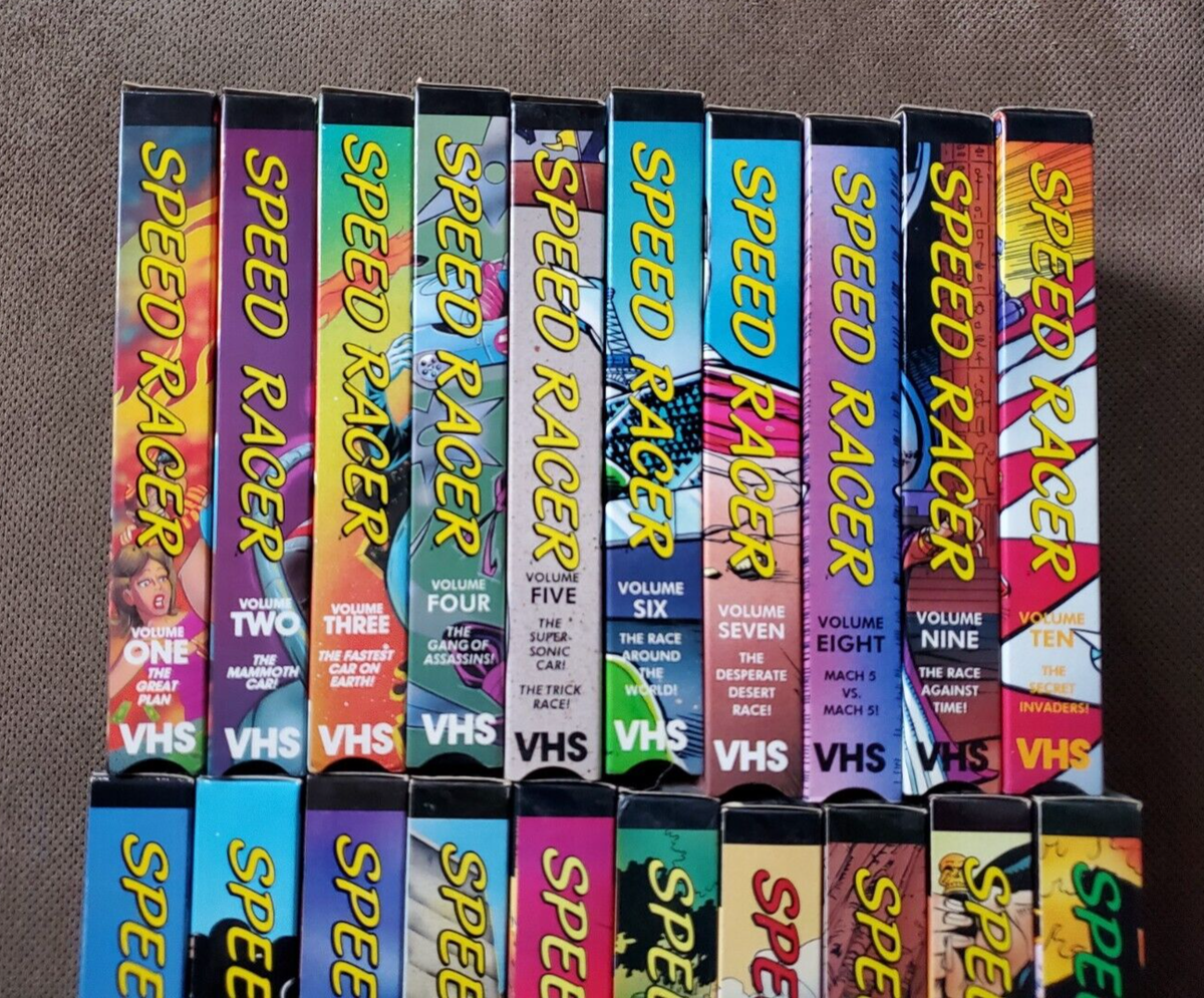 Speed Racer Limited Collector's Edition Vhs Set Vol 1-19 21 1989