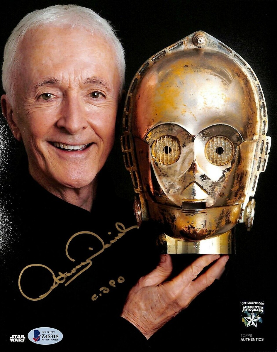 ANTHONY DANIELS Signed STAR WARS C3-P0 8x10 Photo reprint | eBay