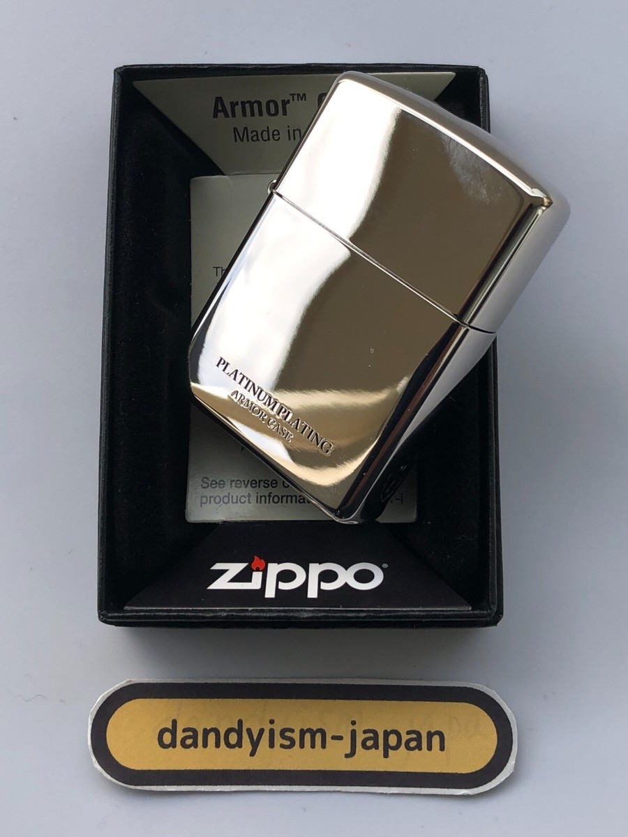 Zippo Lighter Armor Case Titanium Coating Platinum Plating Zippo Lighter Armor Case Titanium Coating Platinum Plating