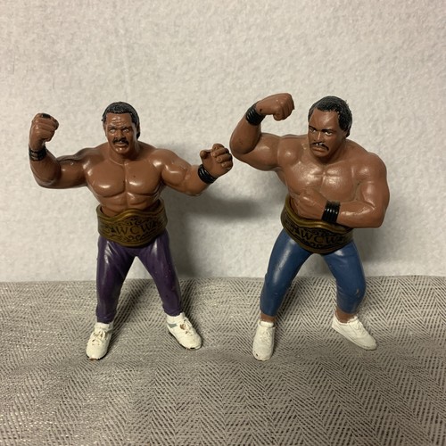 Galoob Butch Reed & Ron Simmons With Belts WCW...