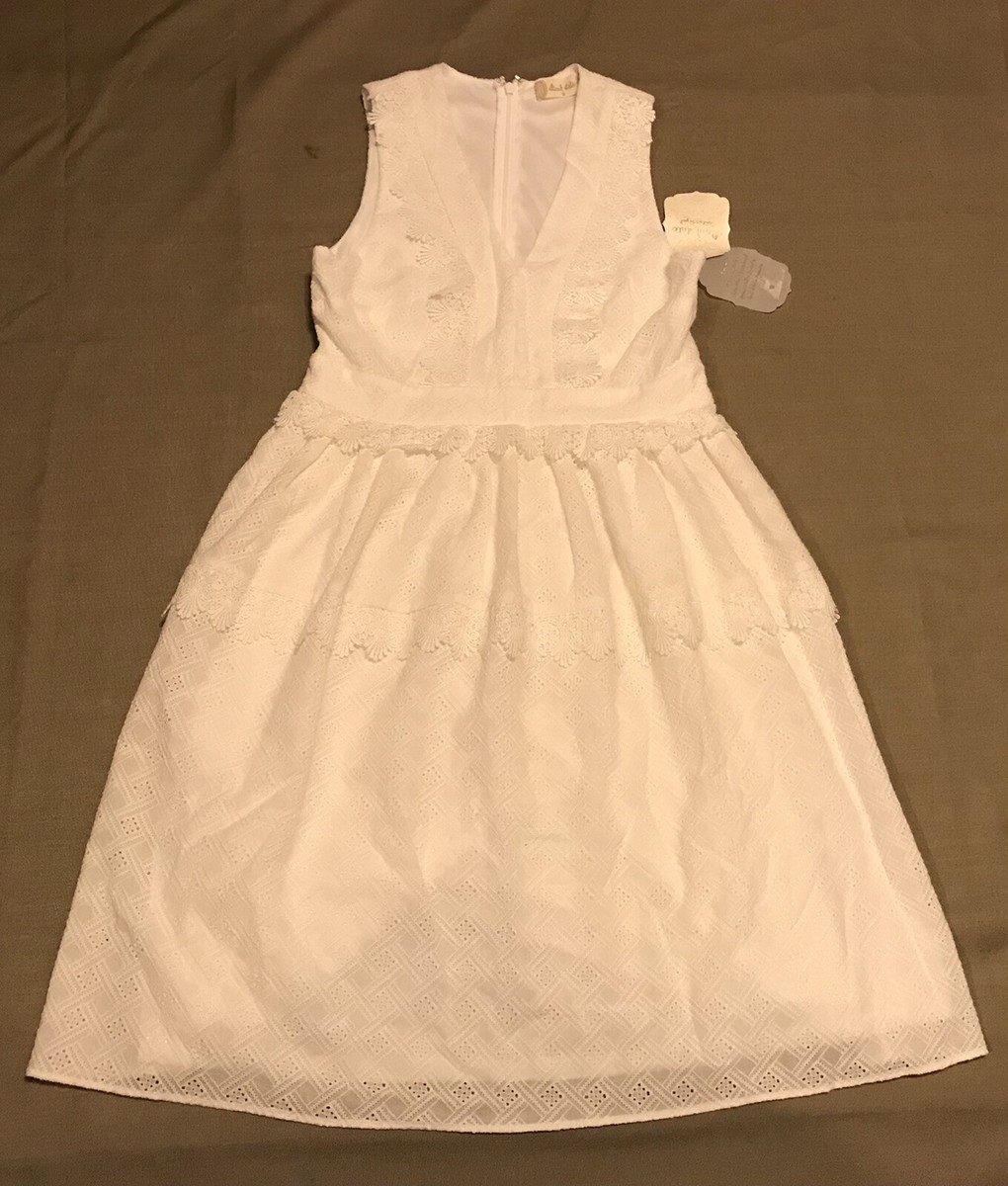 chinese dress ladies Bailey Rose Women's Cream Lace Mini Dress Small