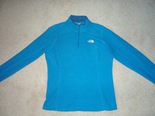 EUC - The North Face Glacier 1/4 Zip - Women's Medium - Clear Lake Blue