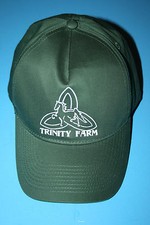 Trinity Farm Hat Clayton IN Green Adjustable Baseball Cap Equestrian Horse Otto