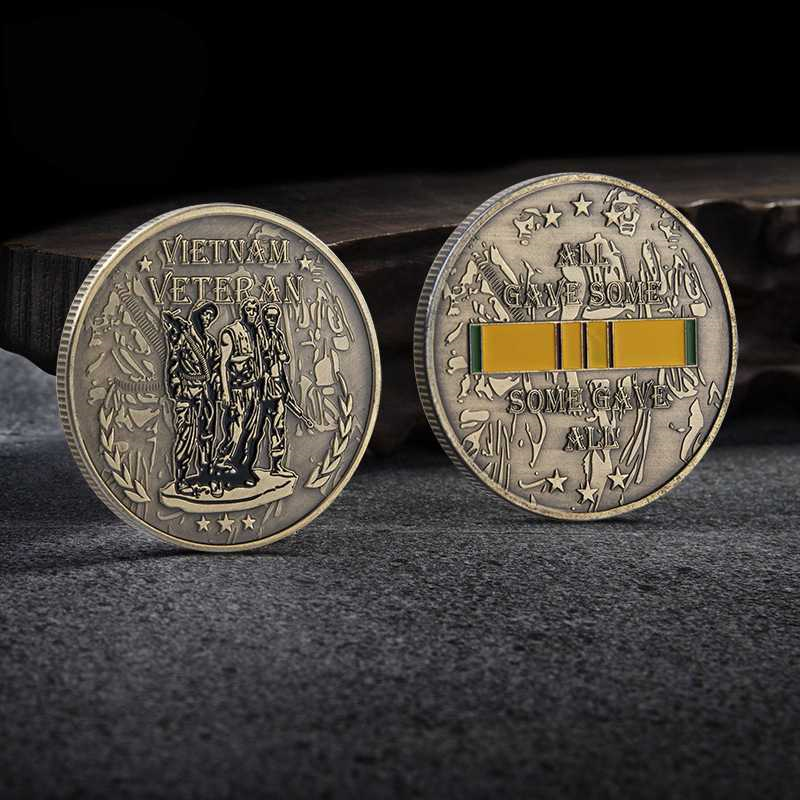 Vietnam War Veteran Commemorative Coin Collection Arts Gifts Souvenir