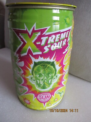 CHUPA - CHUPS - X - TREME SOUR- BUBBLE GUM LOLLIPOPS - gebraucht - T 70 -