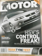 Motor 2003 HSV Coupe 4 Mini Cooper Works BA XR8 Falcon Mercedes CL65 AMG Exige