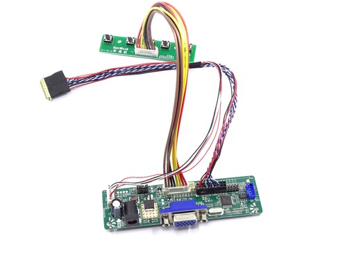 V.M70A VGA Controller Board Kit Für LP156WH2-TLA1, LP156WH2-TLAA Etc. – Inkl. LVDS Kabel & Tastatur