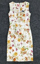 DOLCE GABBANA Bustier Corset Bodycon Floral Fitted Pencil Dress IT 40 US 4 FLAW