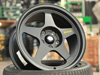 New 17x8.5J NK SPOON Flow Formed (1 Wheel) 5x114.3 HONDA CIVIC TOYOTA MATT BLACK