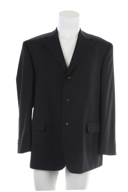 Protocol New Black Striped Jacket 44S $350