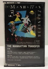 The Manhattan Transfer Live Cassette Tape 81723-4 C 164387