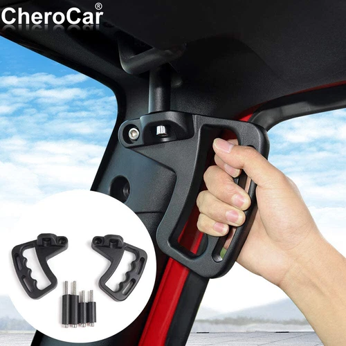 Front Grab Handles Grip Handle Grab Bars for Jeep Wrangler JK JKU 07+Accessories