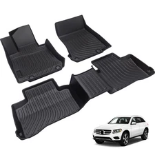 For Mercedes-Benz GLC 300/250/300e All Weather 2016-2022 Floor Mats Liner Carpet