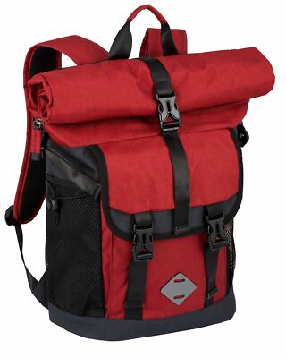 camel active Satipo Flap Backpack L Rucksack Tagesrucksack Tasche Red Rot