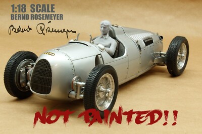 1/18 FIGURE BERND ROSEMEYER DRIVING NOT PAINTED FOR CMC AUTO UNION C
