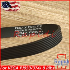 8 Ribs Motor Drive Belt Rubber Multi-groove Belt Multi-wedge For VEGA PJ950/374J