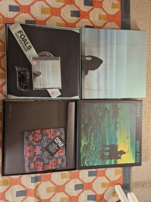 Foals Holy Fire / What Went Down  boxset LP vinyl record RARE