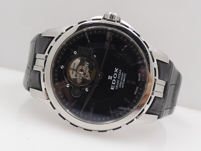 EDOX GRAND OCEAN OPEN HEART 85008 STEEL AUTOMATIC YEARS '2000s