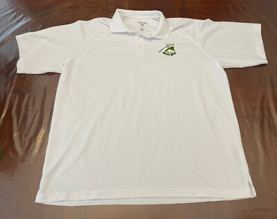 Antigua Men's Polo Shirt XL Golf  Game Tee Blood Sweat & Tears Humor Gift Sport