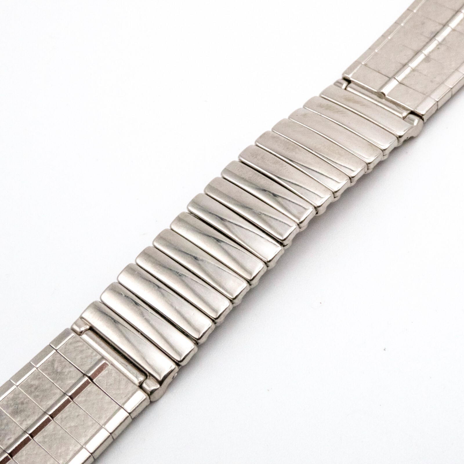 Vintage JB Champion adjustable width wristwatch bracelet with center expansion