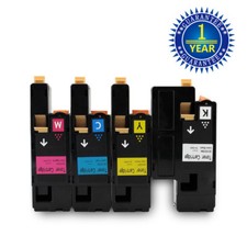 4 Color Toner Set For Dell 1250 C1760NW C1765NF C1765NFW 1250C 1350cnw 1355cnw