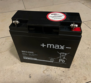 Akkupaar für Vermeiren E Mobil MB12 23HC Bleiakku Batterie Pb 12V 23Ah 12 V