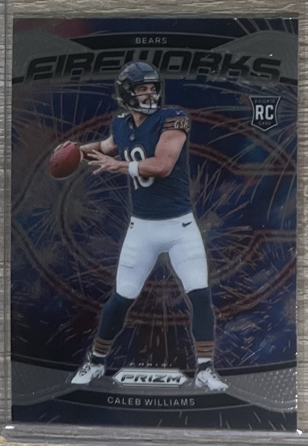 2024 Panini Prizm - Fireworks Caleb Williams #25 (RC)