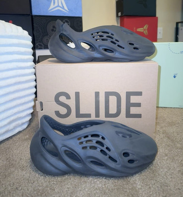 adidas Yeezy Foam Runner Gray Foam Slip-On Sandal Comfort Men's US 10
