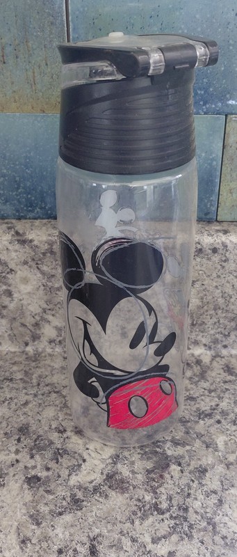 Zak Designs Disney Mickey Mouse Sketch 25 oz. Reusable Plastic Water Bottle