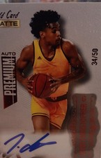 2022-23 Wild Card Matte Draft - Premium Josh Christopher Silver-Gold Foil /50 AU