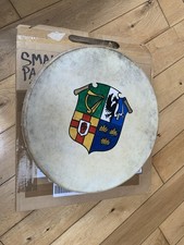 Vintage Malachy Kearns Irish Bodhran Drum 14&rdquo; - Four Provinces Design + Beater