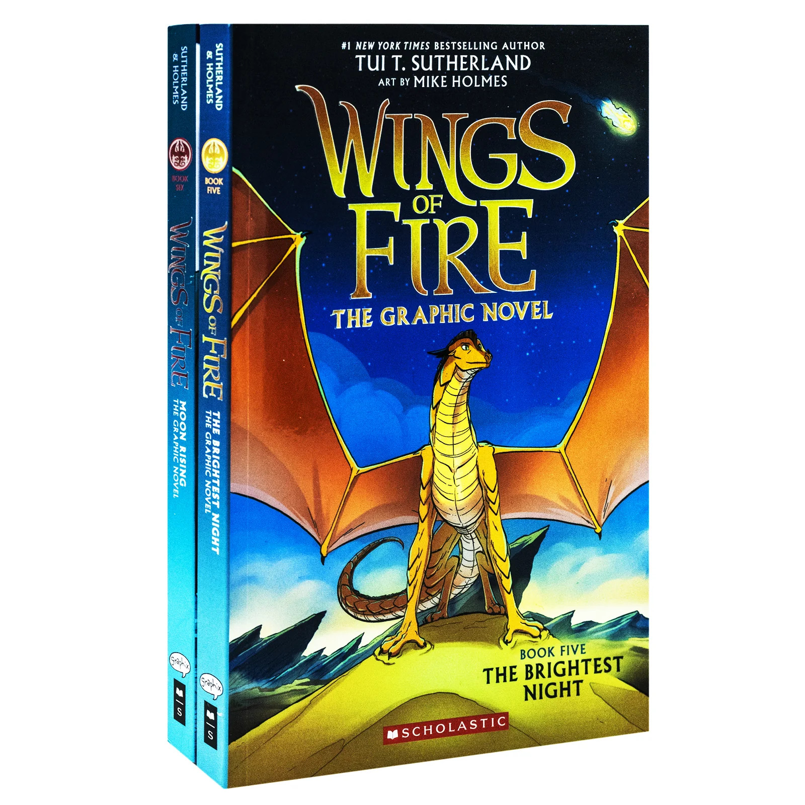 Tui T. Sutherland Unisex Wings Of Fire The Graphic Novel 2 Books Collection Set (The Brightest Night, Moon Rising) - Image 9