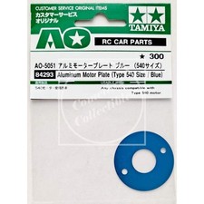 Genuine Tamiya Hop-Up 540-Size Blue Aluminum Motor Plate Spacer Shim 84293
